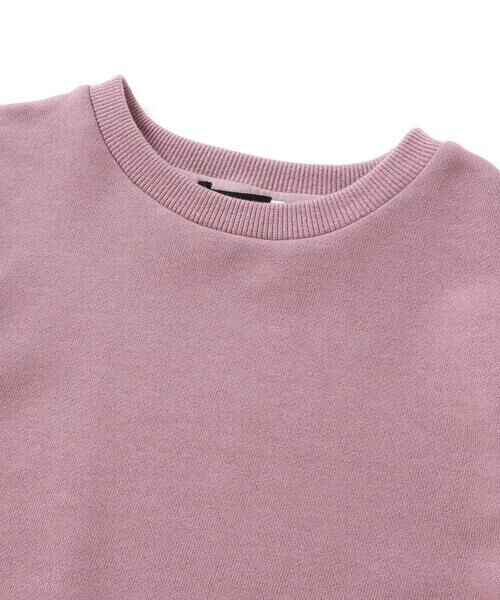 BeBe Petits Pois Vert / ベベ プチ ポワ ヴェール スウェット | 裏毛リボンポイントトレーナー(95~150cm) | 詳細3