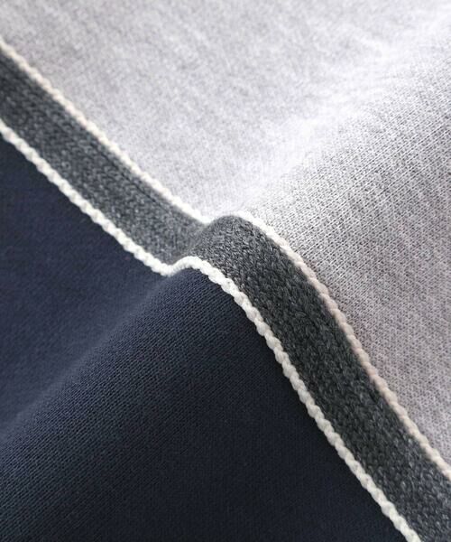 BeBe Petits Pois Vert / ベベ プチ ポワ ヴェール スウェット | 裏毛×鹿の子切り替えトレーナー(95~160cm) | 詳細14