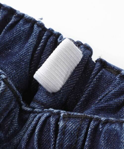 BeBe Petits Pois Vert / ベベ プチ ポワ ヴェール デニムパンツ | フロッキープリントストレッチロングデニムパンツ(95~160cm) | 詳細17