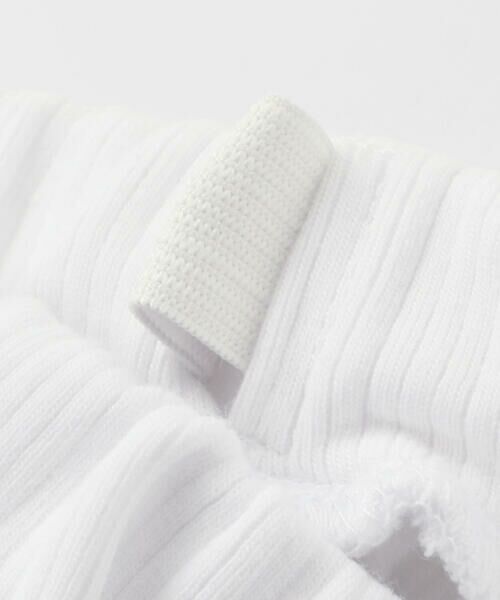 BeBe Petits Pois Vert / ベベ プチ ポワ ヴェール レギンス・スパッツ | 【お揃い】サイドリボンレースリブレギンス(95~150cm) | 詳細8