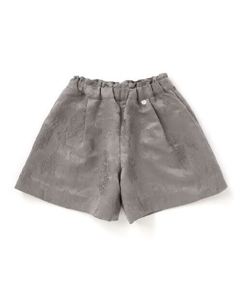 BeBe Petits Pois Vert / ベベ プチ ポワ ヴェール その他パンツ | 【お揃い】花柄ジャガードキュロットパンツ(100~150cm) | 詳細8