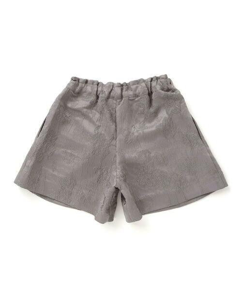 BeBe Petits Pois Vert / ベベ プチ ポワ ヴェール その他パンツ | 【お揃い】花柄ジャガードキュロットパンツ(100~150cm) | 詳細9