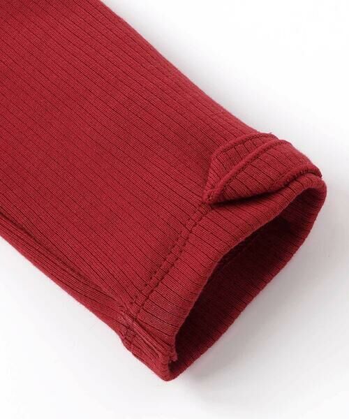 BeBe Petits Pois Vert / ベベ プチ ポワ ヴェール Tシャツ | 【お揃い】袖リボンリブトップス(95~160cm) | 詳細12