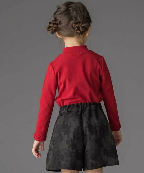 BeBe Petits Pois Vert / ベベ プチ ポワ ヴェール Tシャツ | 【お揃い】袖リボンリブトップス(95~160cm) | 詳細5