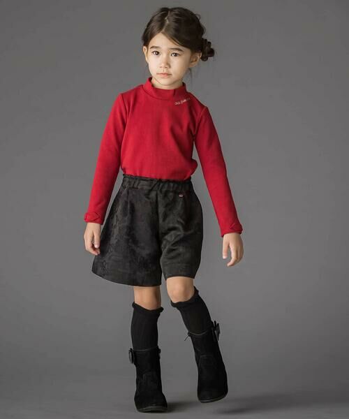 BeBe Petits Pois Vert / ベベ プチ ポワ ヴェール Tシャツ | 【お揃い】袖リボンリブトップス(95~160cm) | 詳細6