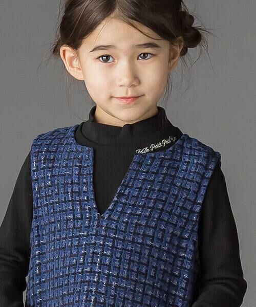 BeBe Petits Pois Vert / ベベ プチ ポワ ヴェール Tシャツ | 【お揃い】袖リボンリブトップス(95~160cm) | 詳細15