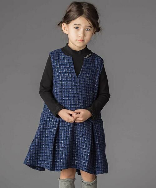 BeBe Petits Pois Vert / ベベ プチ ポワ ヴェール Tシャツ | 【お揃い】袖リボンリブトップス(95~160cm) | 詳細16