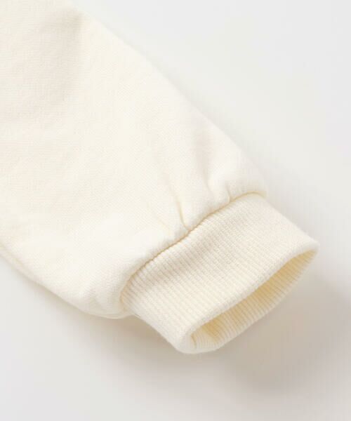 BeBe Petits Pois Vert / ベベ プチ ポワ ヴェール スウェット | 【店舗限定】裏毛ジャガード切り替えリボントレーナー(95~150cm) | 詳細5