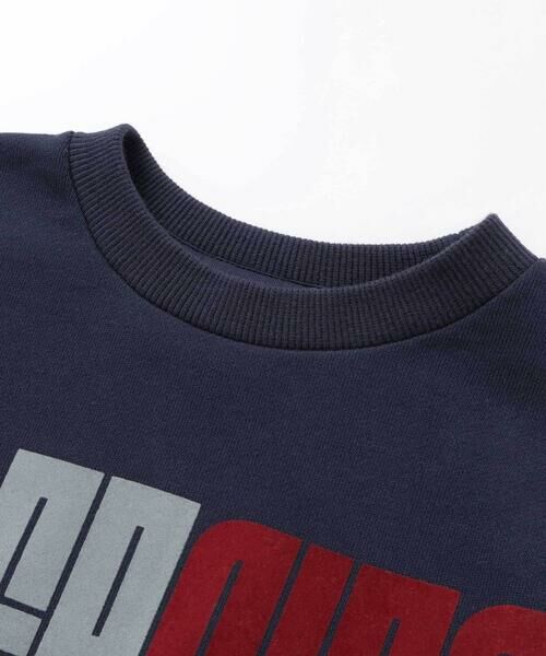 BeBe Petits Pois Vert / ベベ プチ ポワ ヴェール スウェット | 【店舗限定】裏毛×袖キルトジャガードトレーナー(95~160cm) | 詳細5