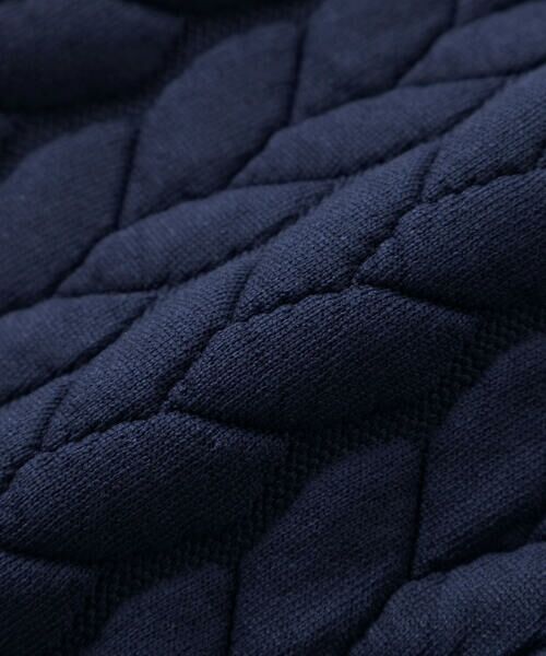 BeBe Petits Pois Vert / ベベ プチ ポワ ヴェール スウェット | 【店舗限定】裏毛×袖キルトジャガードトレーナー(95~160cm) | 詳細14