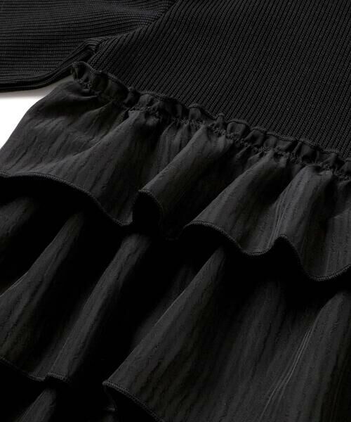 BeBe Petits Pois Vert / ベベ プチ ポワ ヴェール スウェット | 【店舗限定】ニットリブ＋フリルトレーナー(95~150cm) | 詳細10