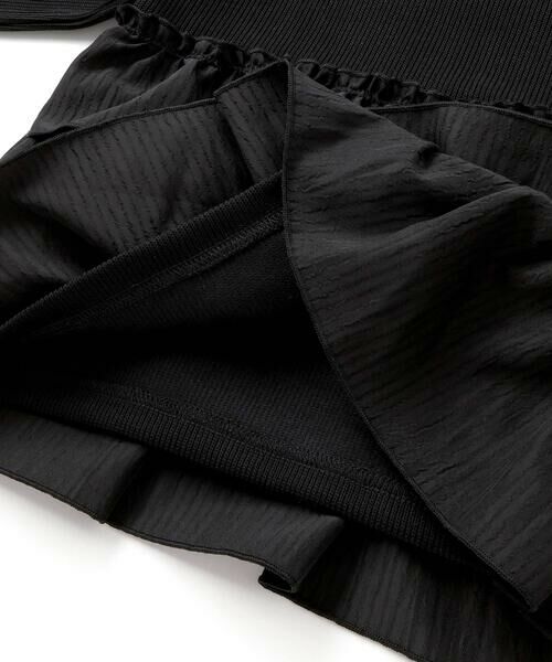 BeBe Petits Pois Vert / ベベ プチ ポワ ヴェール スウェット | 【店舗限定】ニットリブ＋フリルトレーナー(95~150cm) | 詳細14