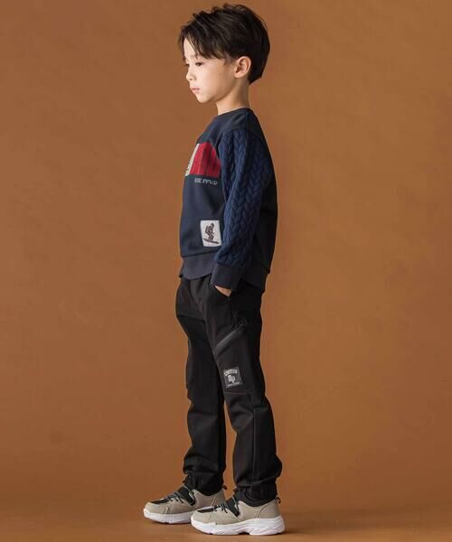 BeBe Petits Pois Vert / ベベ プチ ポワ ヴェール チノ・ワークパンツ | 【店舗限定】NPUジョガーパンツ(95~160cm) | 詳細3