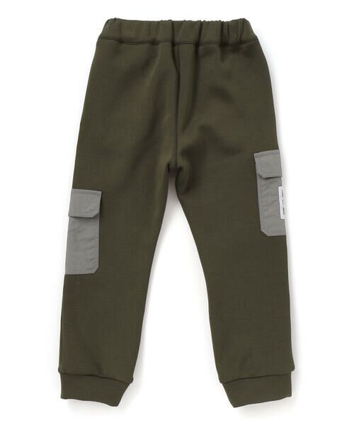 BeBe Petits Pois Vert / ベベ プチ ポワ ヴェール チノ・ワークパンツ | 【店舗限定】裏起毛ポンチ＋格子タフタロングパンツ(95~150cm) | 詳細11