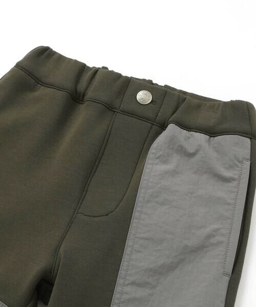 BeBe Petits Pois Vert / ベベ プチ ポワ ヴェール チノ・ワークパンツ | 【店舗限定】裏起毛ポンチ＋格子タフタロングパンツ(95~150cm) | 詳細12