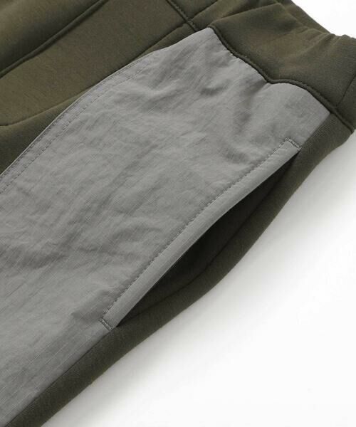 BeBe Petits Pois Vert / ベベ プチ ポワ ヴェール チノ・ワークパンツ | 【店舗限定】裏起毛ポンチ＋格子タフタロングパンツ(95~150cm) | 詳細13