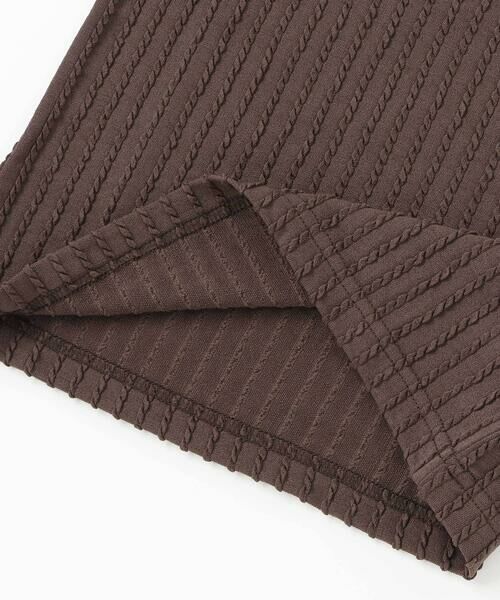 BeBe Petits Pois Vert / ベベ プチ ポワ ヴェール Tシャツ | 【店舗限定】メロウフリル立体リブ長袖Tシャツ(95~150cm) | 詳細11