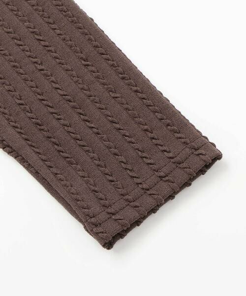 BeBe Petits Pois Vert / ベベ プチ ポワ ヴェール Tシャツ | 【店舗限定】メロウフリル立体リブ長袖Tシャツ(95~150cm) | 詳細10