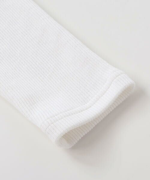 BeBe Petits Pois Vert / ベベ プチ ポワ ヴェール ミニ丈・ひざ丈ワンピース | ニットリブ+レース起毛ドッキング長袖ワンピース(95~150cm) | 詳細9