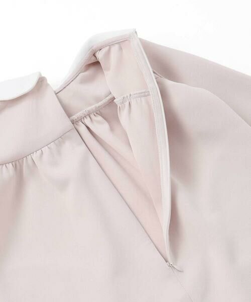 BeBe Petits Pois Vert / ベベ プチ ポワ ヴェール ミニ丈・ひざ丈ワンピース | ポンチ胸プリーツ長袖ワンピース(95~150cm) | 詳細11