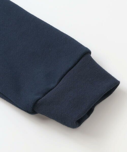 BeBe Petits Pois Vert / ベベ プチ ポワ ヴェール スウェット | 裏毛×斜めジャガード切り替えトレーナー(95~150cm) | 詳細3