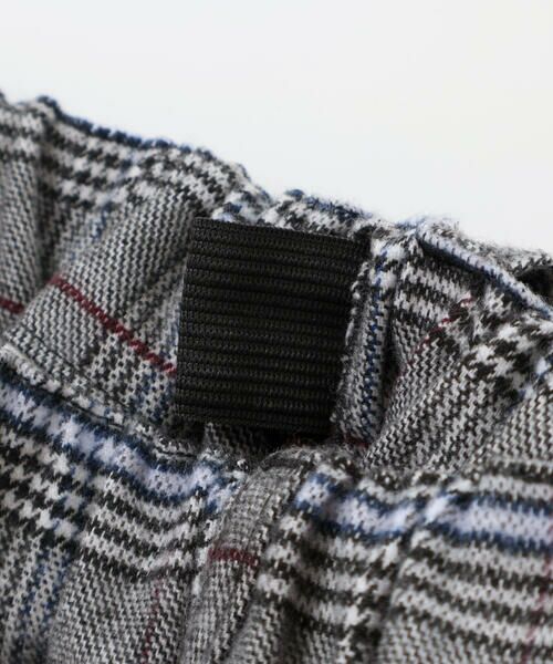 BeBe Petits Pois Vert / ベベ プチ ポワ ヴェール チノ・ワークパンツ | グレンチェック起毛ストレートパンツ(95~150cm) | 詳細13