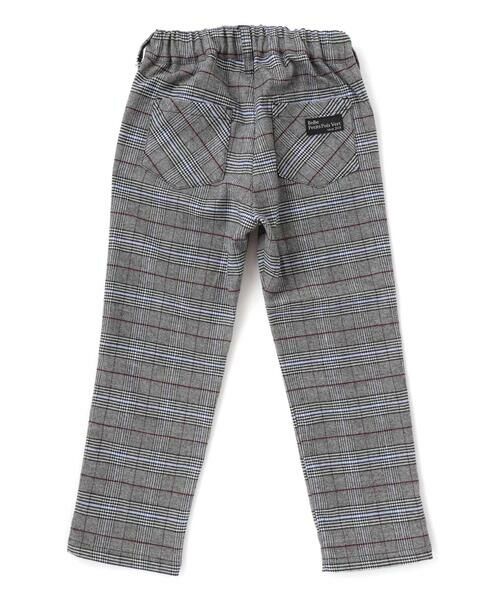 BeBe Petits Pois Vert / ベベ プチ ポワ ヴェール チノ・ワークパンツ | グレンチェック起毛ストレートパンツ(95~150cm) | 詳細6