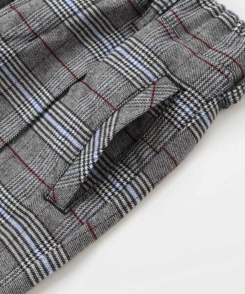 BeBe Petits Pois Vert / ベベ プチ ポワ ヴェール チノ・ワークパンツ | グレンチェック起毛ストレートパンツ(95~150cm) | 詳細8