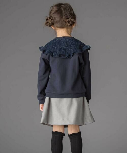 BeBe Petits Pois Vert / ベベ プチ ポワ ヴェール その他パンツ | 雪刺しゅう+ラインストーンスカート(100~150cm) | 詳細4