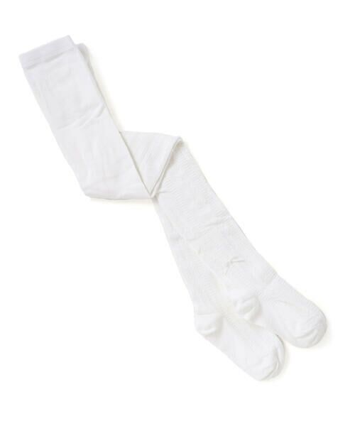 BeBe Petits Pois Vert / ベベ プチ ポワ ヴェール レギンス・スパッツ | 【店舗限定】リボン付きタイツ(95~125cm) | 詳細1