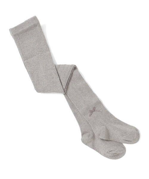 BeBe Petits Pois Vert / ベベ プチ ポワ ヴェール レギンス・スパッツ | 【店舗限定】リボン付きタイツ(95~125cm) | 詳細5