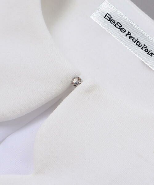 BeBe Petits Pois Vert / ベベ プチ ポワ ヴェール ドレス | 【店舗限定】ボレロ＋ジャンパースカート＋ブラウス3点セットアンサンブル(110~130cm) | 詳細7