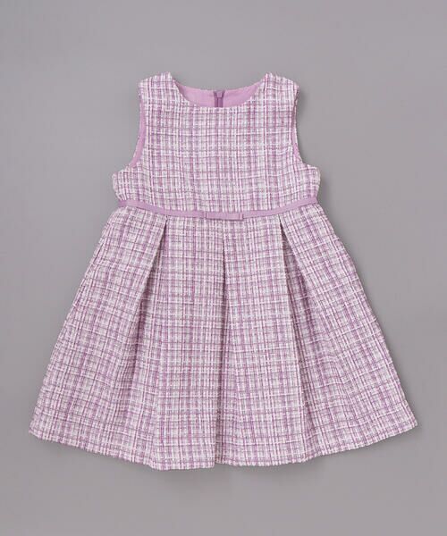 BeBe Petits Pois Vert / ベベ プチ ポワ ヴェール ドレス | 【店舗限定】ボレロ＋ジャンパースカート＋ブラウス3点セットアンサンブル(110~130cm) | 詳細19