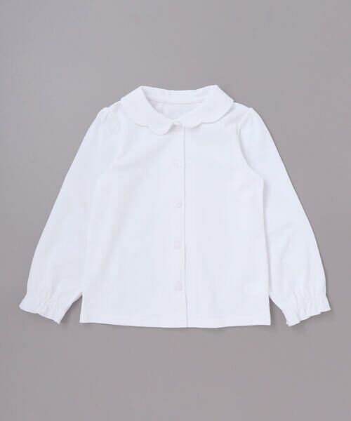 BeBe Petits Pois Vert / ベベ プチ ポワ ヴェール ドレス | 【店舗限定】ボレロ＋ジャンパースカート＋ブラウス3点セットアンサンブル(110~130cm) | 詳細20