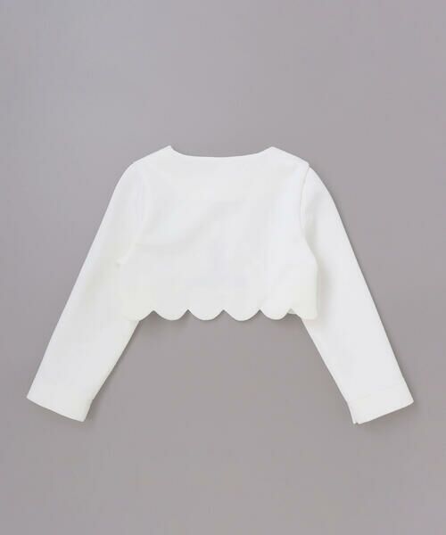 BeBe Petits Pois Vert / ベベ プチ ポワ ヴェール ドレス | 【店舗限定】ボレロ＋ジャンパースカート＋ブラウス3点セットアンサンブル(110~130cm) | 詳細21