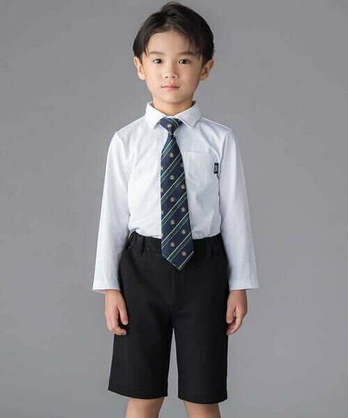 BeBe Petits Pois Vert / ベベ プチ ポワ ヴェール セットアップ | 【店舗限定】フォーマルジャケット＋パンツ＋シャツ3点セット(110~130cm) | 詳細7