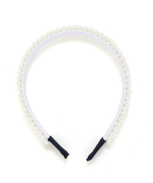 BeBe Petits Pois Vert / ベベ プチ ポワ ヴェール カチューシャ・カチューム・その他 | 【店舗限定】3連パールカチューシャ | 詳細6