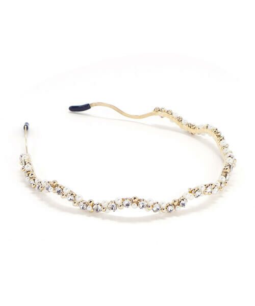 BeBe Petits Pois Vert / ベベ プチ ポワ ヴェール カチューシャ・カチューム・その他 | 【店舗限定】パール＋ラインストーンカチューシャ | 詳細3