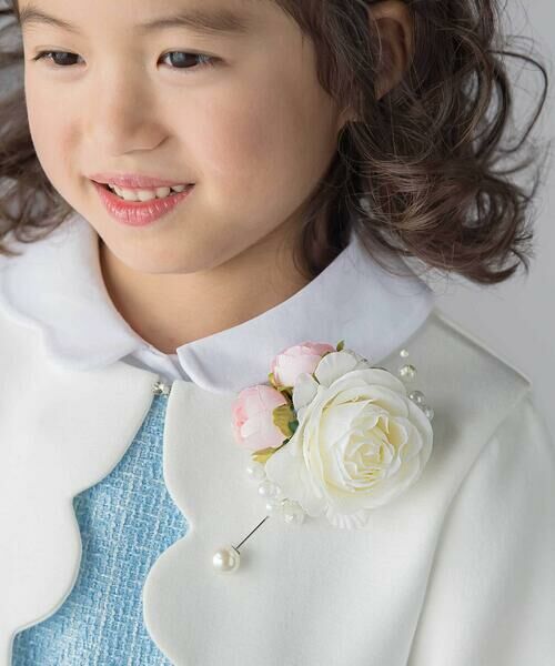 BeBe Petits Pois Vert / ベベ プチ ポワ ヴェール ブローチ・コサージュ | 【店舗限定】ローズコサージュ | 詳細1