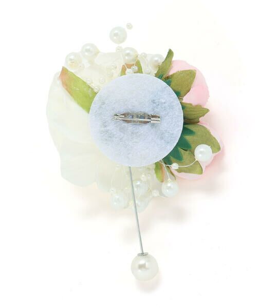 BeBe Petits Pois Vert / ベベ プチ ポワ ヴェール ブローチ・コサージュ | 【店舗限定】ローズコサージュ | 詳細2