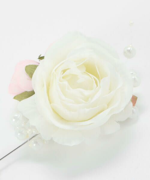 BeBe Petits Pois Vert / ベベ プチ ポワ ヴェール ブローチ・コサージュ | 【店舗限定】ローズコサージュ | 詳細3