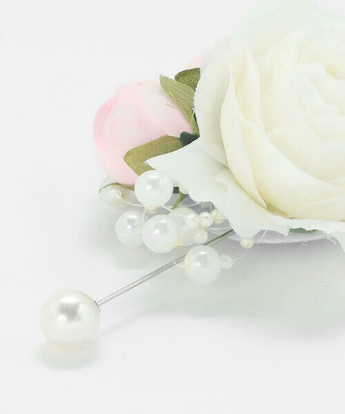 BeBe Petits Pois Vert / ベベ プチ ポワ ヴェール ブローチ・コサージュ | 【店舗限定】ローズコサージュ | 詳細4