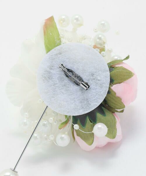 BeBe Petits Pois Vert / ベベ プチ ポワ ヴェール ブローチ・コサージュ | 【店舗限定】ローズコサージュ | 詳細6