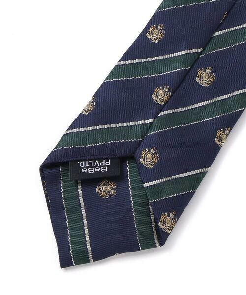 BeBe Petits Pois Vert / ベベ プチ ポワ ヴェール ネクタイ | 【店舗限定】エンブレムネクタイ | 詳細6