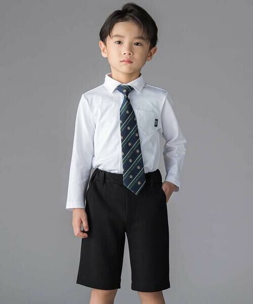 BeBe Petits Pois Vert / ベベ プチ ポワ ヴェール ネクタイ | 【店舗限定】エンブレムネクタイ | 詳細2