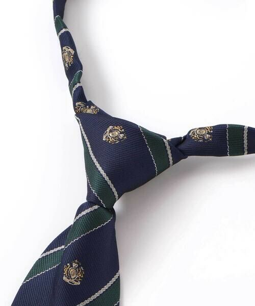 BeBe Petits Pois Vert / ベベ プチ ポワ ヴェール ネクタイ | 【店舗限定】エンブレムネクタイ | 詳細4