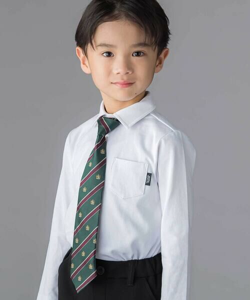 BeBe Petits Pois Vert / ベベ プチ ポワ ヴェール ネクタイ | 【店舗限定】エンブレムネクタイ | 詳細10