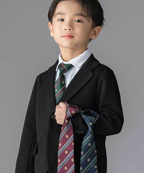 BeBe Petits Pois Vert / ベベ プチ ポワ ヴェール ネクタイ | 【店舗限定】エンブレムネクタイ | 詳細11