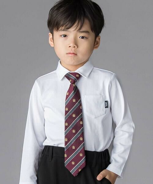 BeBe Petits Pois Vert / ベベ プチ ポワ ヴェール ネクタイ | 【店舗限定】エンブレムネクタイ | 詳細13