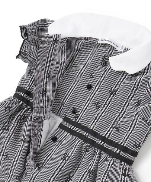 BeBe Petits Pois Vert / ベベ プチ ポワ ヴェール ミニ丈・ひざ丈ワンピース | 【店舗限定】リボン刺しゅう＆無地 襟付きワンピース(95〜150cm) | 詳細14